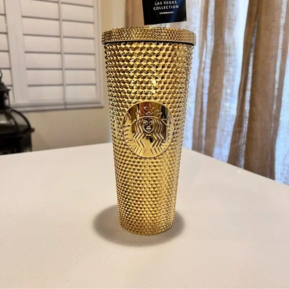 🌟🎰🌟 VENTI Las Vegas Starbucks cup. Gorgeous! Never used! 24oz Gold ṧ℘ᾰԻкʆ⑂! - Picture 11 of 15